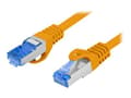 Miniatyrbilde 2 av 5: Lanberg - Koblingskabel - RJ-45 (hann) til RJ-45 (hann) - 5 m - 6 mm - S/FTP - CAT 6a - formstøpt, flertrådet, uten hindringer - RAL 1028, oransje