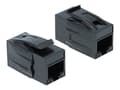 Miniatyrbilde 2 av 4: Delock Keystone Module RJ45 jack > RJ45 jack Cat.6A - Modulinnlegg (kopling) - CAT 6a - UTP - RJ-45 - svart