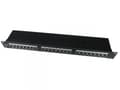Miniatyrbilde 4 av 5: Gembird NPP-C624-002 - Patchpanel med kabelstyring - CAT 6 - STP - svart - 1U - 19" - 24 porter