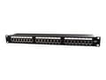 Miniatyrbilde 2 av 5: Gembird NPP-C624-002 - Patchpanel med kabelstyring - CAT 6 - STP - svart - 1U - 19" - 24 porter