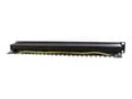 Miniatyrbilde 1 av 5: Gembird NPP-C624-002 - Patchpanel med kabelstyring - CAT 6 - STP - svart - 1U - 19" - 24 porter