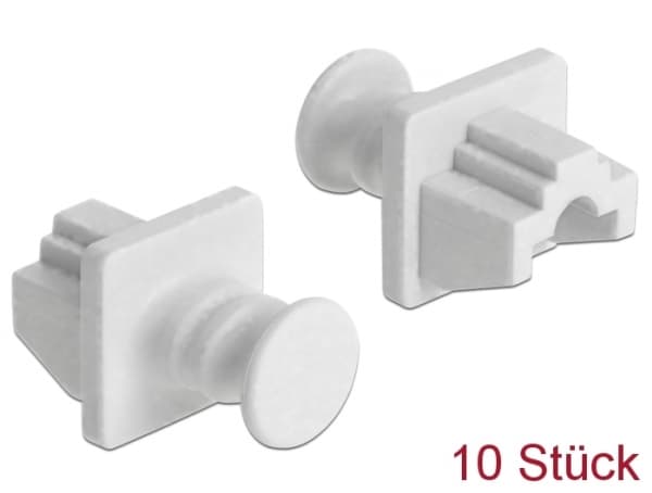 DeLOCK 86507, RJ-45, Valkoinen, Pöytätietokone/Työasema, 18 mm, 21 mm, 14 mm
