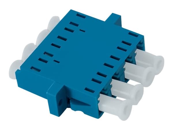 Qoltec Quad - Verkkoliitin - LC/UPC yksimuotoliitin (naaras) LC/UPC yksimuotoliittimeen (naaras) - valokuituverkko