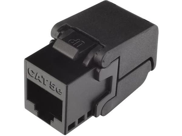 Solarix - Trapetsjack - CAT 5e - UTP - RJ-45 - svart