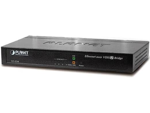 Planet VC-234 Converter VDSL2 1xRJ-11, 4xRJ-45, 30A