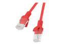 Miniatyrbilde 1 av 4: Lanberg - Koblingskabel - RJ-45 (hann) til RJ-45 (hann) - 15 m - 5.7 mm - FTP - CAT 6 - flertrådet, formstøpt, uten hindringer - rød, RAL 3017
