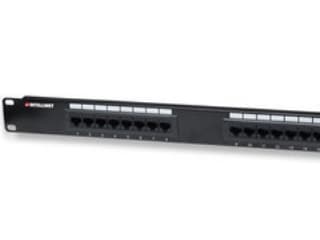 Intellinet 519526, IEEE 802.3, IEEE 802.3ab, IEEE 802.3u, Nopea Ethernet, Gigabitti Ethernet, RJ-45, Kulta, U/UTP (UTP), Musta