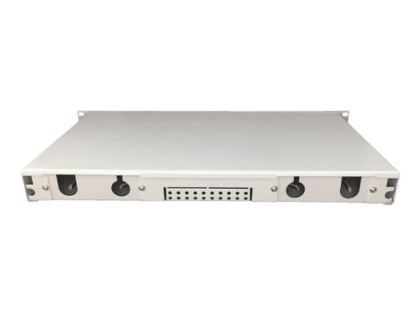 ALANTEC - Koblingspanel - SC X 12 - grå, RAL 7035 - 1U - 19"
