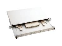 ALANTEC - Koblingspanel - SC X 12 - grå, RAL 7035 - 1U - 19"