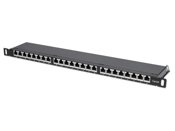 Intellinet 720922, IEEE 802.3, IEEE 802.3ab, IEEE 802.3u, 10/100/1000Base-T(X), 1000 Mbit/s, kultainen, Cat6a, 23/24/25/26 musta, Harmaa