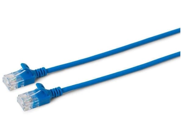 Microconnect V-UTP60025B-SLIM, 0,25 m, Cat6, U/UTP (UTP), RJ-45, RJ-45, Blå