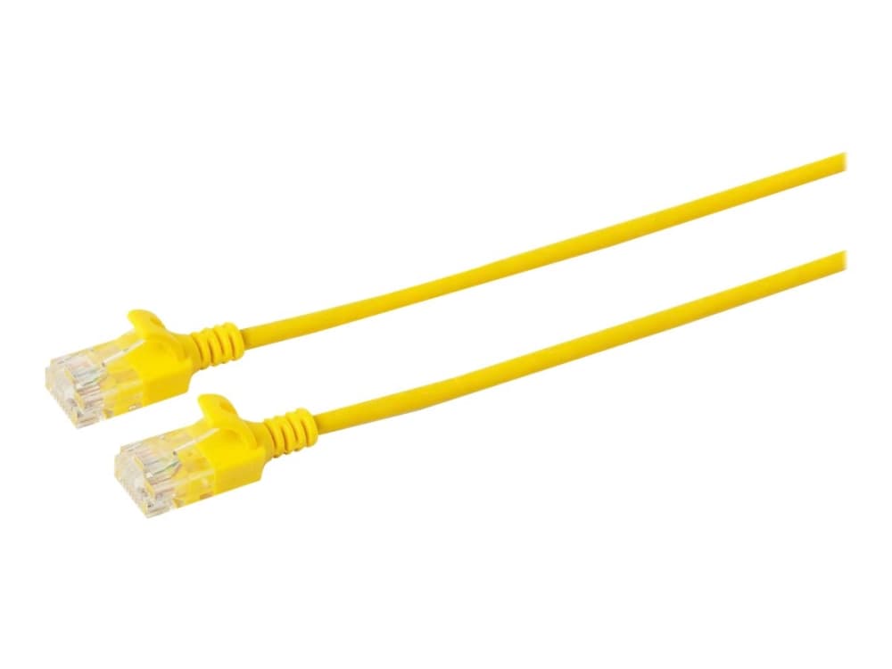 Microconnect V-UTP60015Y-SLIM, 0,15 m, Cat6, U/UTP (UTP), RJ-45, RJ-45, Gul