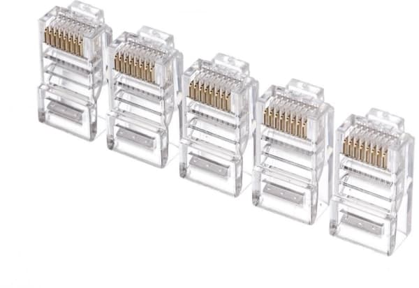 NetRack wtyk RJ45 UTP-kobling, kat. 5e (100 szt) (NP41)