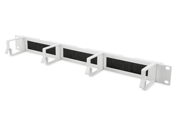 DIGITUS Professional DN-97662 - Kabelstyringspanel med ringer - rackmonterbar - lysegrå, RAL 7035 - 1U - 19"