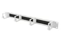 Miniatyrbilde 2 av 5: DIGITUS Professional DN-97662 - Kabelstyringspanel med ringer - rackmonterbar - lysegrå, RAL 7035 - 1U - 19"