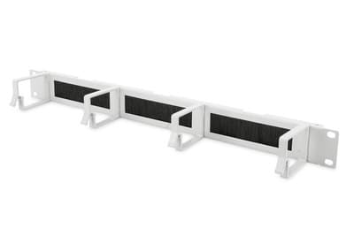 DIGITUS Professional DN-97662 - Kabelstyringspanel med ringer - rackmonterbar - lysegrå, RAL 7035 - 1U - 19"