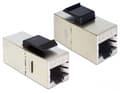 Pikkukuva 2 / 2: Delock Keystone Module RJ45 jack &gt; RJ45 jack Cat.6 compact - Modulaarinen insertti - RJ-45 - musta (25 kpl)