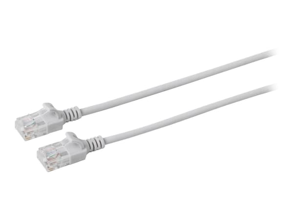 MicroConnect - Nettverkskabel - RJ-45 (hann) til RJ-45 (hann) - 50 cm - 3.6 mm - UTP - CAT 6a - uten hindringer, flertrådet, halogenfri - grå