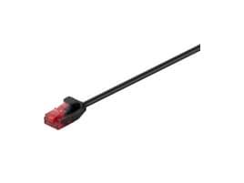 MicroConnect - Nettverkskabel - RJ-45 (hann) til RJ-45 (hann) - 3 m - UTP - CAT 6 - uten hindringer, flertrådet - svart
