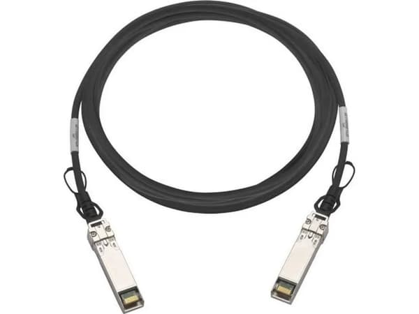 QNAP CAB-DAC15M-SFPP-A02 fiberoptisk kabel 1,5 m SFP+ DAC Sort