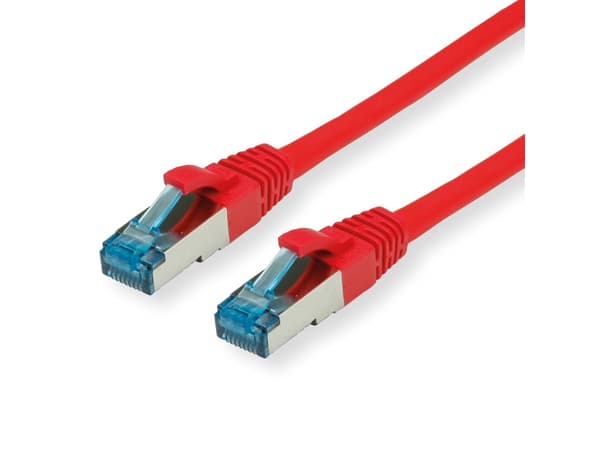 Value Patchcord S/FTP Cat6a. czerwony. 3m