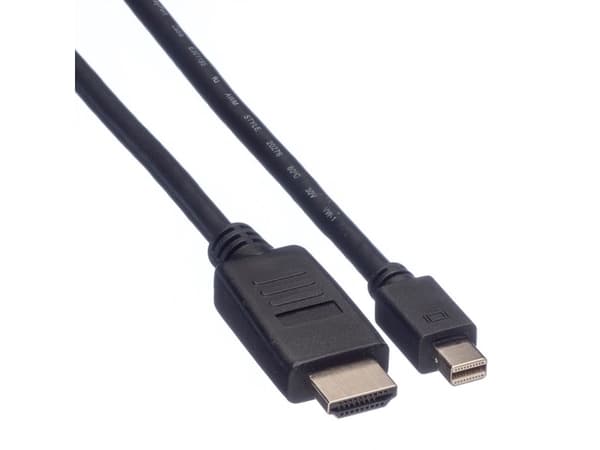 Value 11.99.5791, 2 m, Mini DisplayPort, Uros, Uros, Suora, Suora