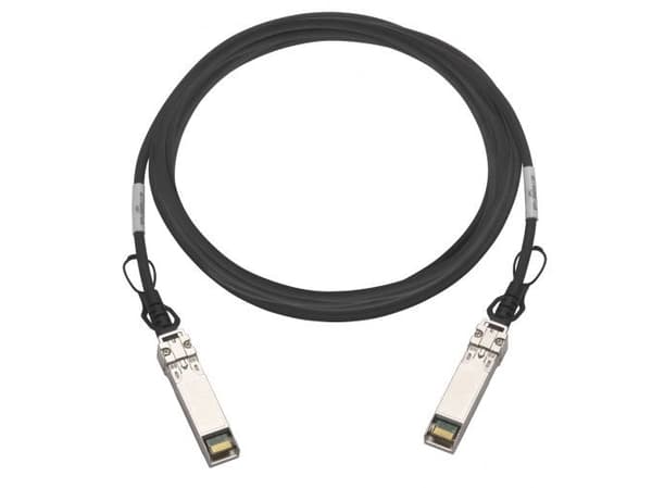 QNAP - 10GBase direktkopplingskabel - SFP+ (hane) till SFP+ (hane) - 3 m - dubbelaxlad - för QNAP QSW-M2106-4C
