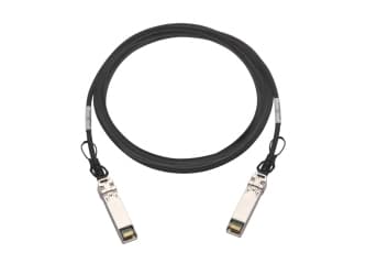 QNAP - 10GBase direktkopplingskabel - SFP+ (hane) till SFP+ (hane) - 3 m - dubbelaxlad - för QNAP QSW-M2106-4C