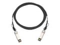 Miniatyrbild 1 av 5: QNAP - 10GBase direktkopplingskabel - SFP+ (hane) till SFP+ (hane) - 3 m - dubbelaxlad - för QNAP QSW-M2106-4C