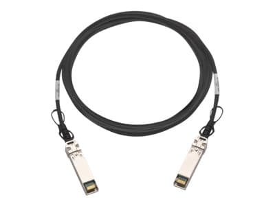 QNAP - 10GBase direktkopplingskabel - SFP+ (hane) till SFP+ (hane) - 3 m - dubbelaxlad - för QNAP QSW-M2106-4C