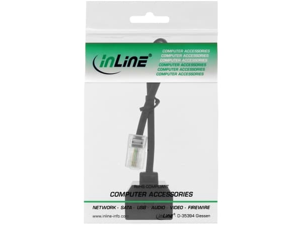 InLine 69933B, Svart, 0,15 m