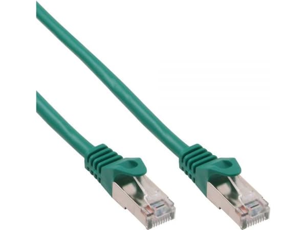 InLine 4043718123551, 1,5 m, Cat5e, SF/UTP (S-FTP), RJ-45, RJ-45, Grønn