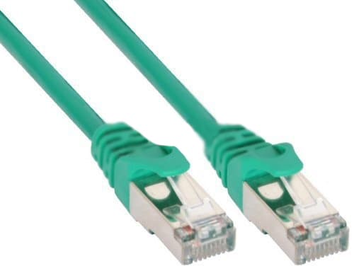 InLine 4043718123551, 1,5 m, Cat5e, SF/UTP (S-FTP), RJ-45, RJ-45, Grønn