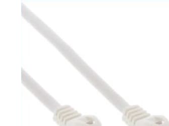 Inline Patchcord S/FTP, PiMF, Cat.6, 250MHz, PVC, CCA, hvit 10 m (76110W)