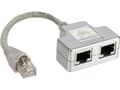 Miniatyrbilde 2 av 2: InLine 69932A, 0,15 m, RJ-45, 2 x RJ-45, Grå