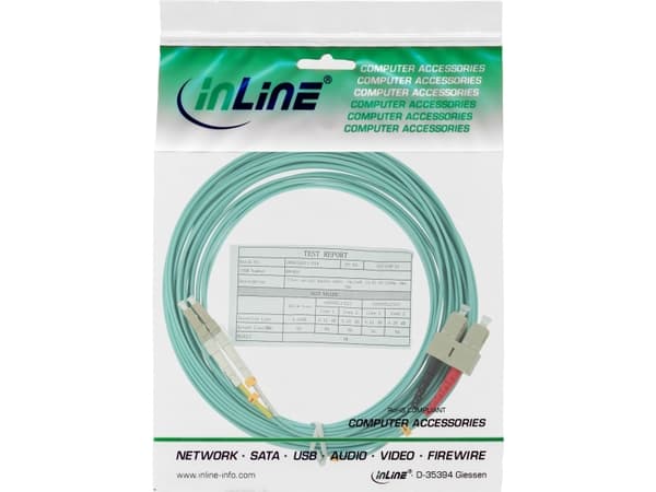 InLine 88647O, 7,5 m, OM3, LC, SC