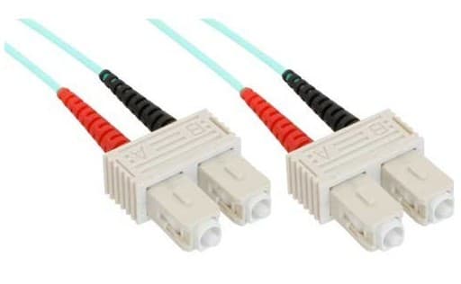 Inline Patchcord SC/SC-kuitu, 50/125 µm, OM3 5 m (83505O)