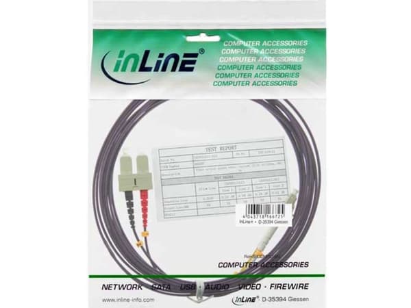 InLine LC/SC, 7,5 m, 7,5 m, OM4, 2x LC, 2x SC