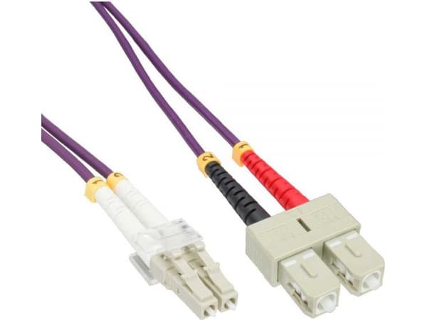InLine LC/SC, 7,5 m, 7,5 m, OM4, 2x LC, 2x SC