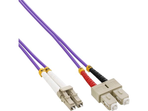 InLine LC/SC, 7,5 m, 7,5 m, OM4, 2x LC, 2x SC