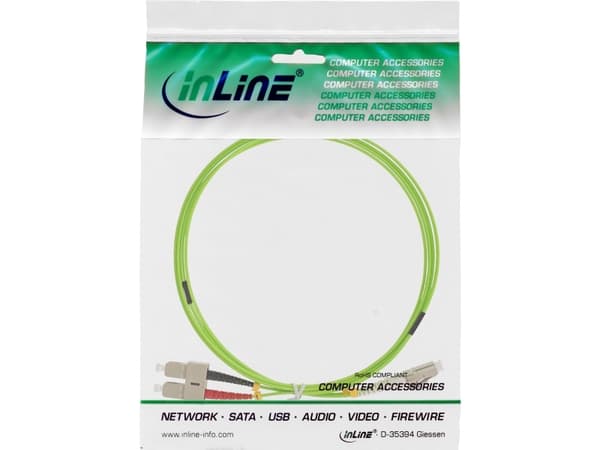 InLine 88639Q, 20 m, OM5, 2x LC, 2x SC