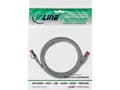 Miniatyrbilde 4 av 5: InLine 4043718231263, 1 m, Cat6, S/FTP (S-STP), RJ-45, RJ-45, Grå