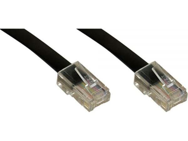 InLine 68814, 5 m, RJ-45, RJ-45, Sort