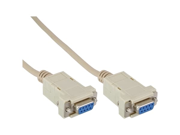 InLine 12222X, Beige, 2 m, Hona kontakt, Hona kontakt
