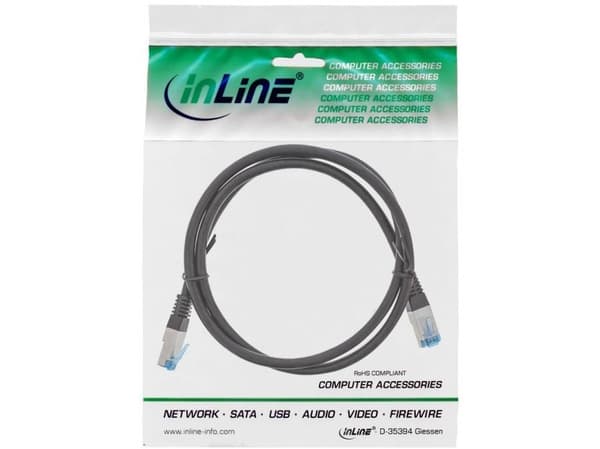 InLine 72815S, 15 m, Cat6a, S/FTP (S-STP), RJ-45, RJ-45