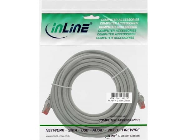 InLine 76440, 40 m, Cat6, S/FTP (S-STP), RJ-45, RJ-45, RJ-45