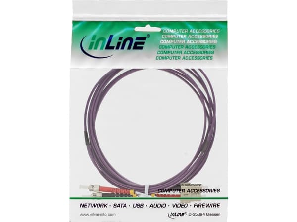 Inline Patchcord SC/ST kuitu, 50/125 µm, OM4 10 m (82510P)