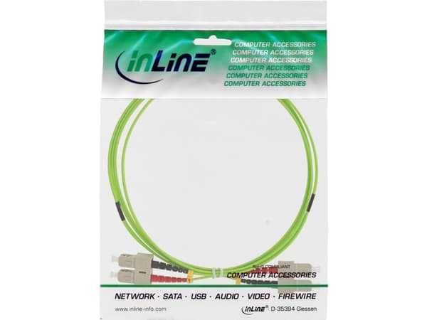 InLine 83510Q, 10 m, OM5, 2x SC, 2x SC