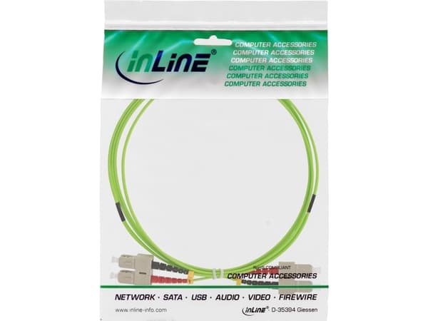 InLine 83510Q, 10 m, OM5, 2x SC, 2x SC