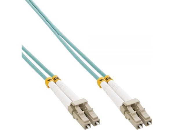 Inline fiberoptiskt diagram Duplex LC/LC 50/125 µm OM3 25 m (88525O)